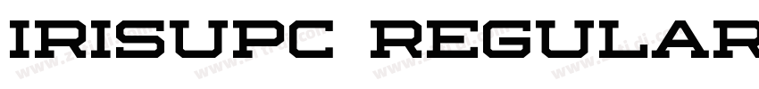 IrisUPC Regular字体转换